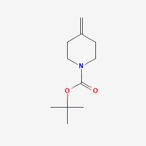 tert-Butyl 4-methylenepiperidine-1-carboxylate chemical structure (CAS 159635-49-1)