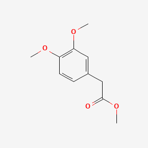 Methyl 2-(3,4-dimethoxyphenyl)acetate chemical structure (CAS 15964-79-1)