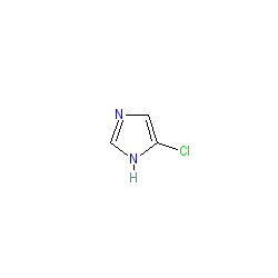 5-Chloro-1H-imidazole chemical structure (CAS 15965-31-8)
