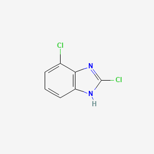 2,4-Dichloro-1H-benzo[d]imidazole chemical structure (CAS 15965-56-7)