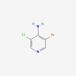 3-Bromo-5-chloropyridin-4-amine chemical structure (CAS 159783-78-5)