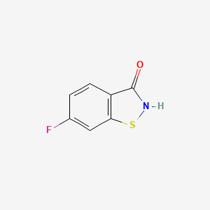 6-Fluorobenzo[d]isothiazol-3(2H)-one chemical structure (CAS 159803-11-9)