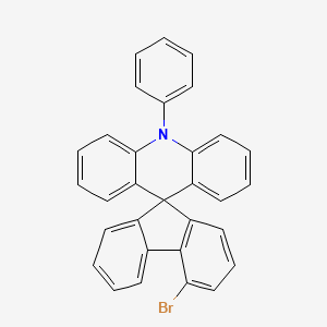 4'-Bromo-10-phenyl-10H-spiro[acridine-9,9'-fluorene] chemical structure (CAS 1598410-12-8)