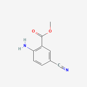Methyl 2-amino-5-cyanobenzoate chemical structure (CAS 159847-81-1)