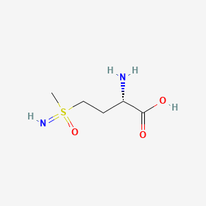 (2S)-2-Amino-4-(S-methylsulfonimidoyl)butanoic acid chemical structure (CAS 15985-39-4)