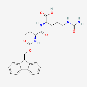 Fmoc-Val-Cit-OH chemical structure (CAS 159858-21-6)