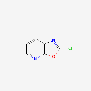 2-Chlorooxazolo[5,4-b]pyridine chemical structure (CAS 159870-95-8)