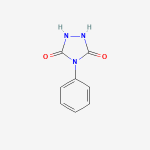 4-Phenyl-1,2,4-triazolidine-3,5-dione chemical structure (CAS 15988-11-1)