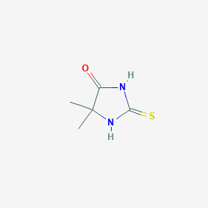 5,5-Dimethyl-2-thioxoimidazolidin-4-one chemical structure (CAS 15998-93-3)