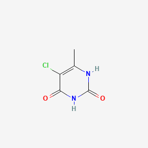 5-Chloro-6-methyluracil chemical structure (CAS 16018-87-4)