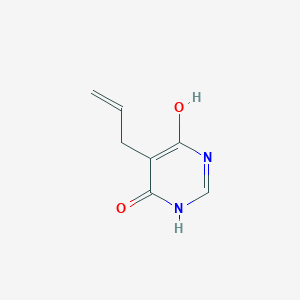 5-Allylpyrimidine-4,6-diol chemical structure (CAS 16019-30-0)