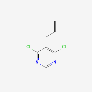 5-Allyl-4,6-dichloropyrimidine chemical structure (CAS 16019-31-1)