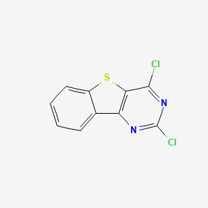 2,4-Dichlorobenzo[4,5]thieno[3,2-d]pyrimidine chemical structure (CAS 160199-05-3)