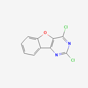 2,4-Dichlorobenzofuro[3,2-d]pyrimidine chemical structure (CAS 160199-95-1)