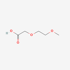 2-(2-Methoxyethoxy)acetic acid chemical structure (CAS 16024-56-9)