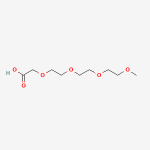 2,5,8,11-Tetraoxatridecan-13-oic acid chemical structure (CAS 16024-60-5)
