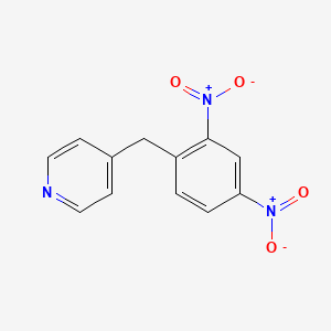 4-(2,4-Dinitrobenzyl)pyridine chemical structure (CAS 1603-85-6)