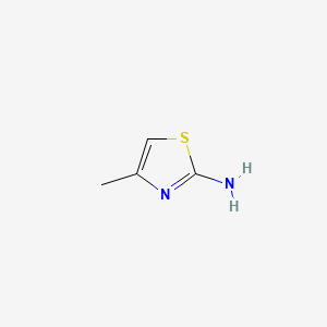 4-Methylthiazol-2-amine chemical structure (CAS 1603-91-4)
