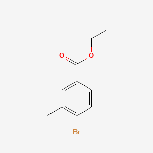 Ethyl 4-bromo-3-methylbenzoate chemical structure (CAS 160313-69-9)