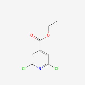 2,6-Dichloro-isonicotinic acid ethyl ester chemical structure (CAS 1604-14-4)