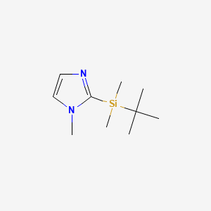2-(tert-Butyldimethylsilyl)-1-methyl-1H-imidazole chemical structure (CAS 160425-48-9)