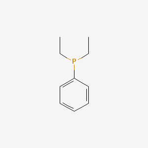 Diethyl(phenyl)phosphane chemical structure (CAS 1605-53-4)