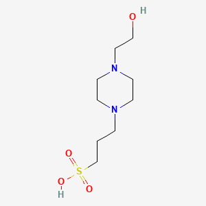 3-[4-(2-Hydroxyethyl)-1-piperazinyl]propanesulfonic Acid chemical structure (CAS 16052-06-5)