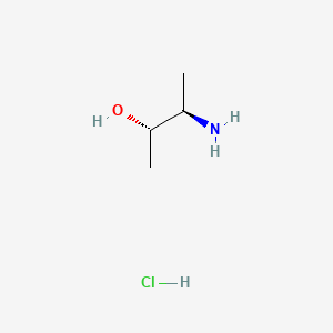 (2S,3R)-3-Aminobutan-2-ol hydrochloride chemical structure (CAS 1605313-24-3)