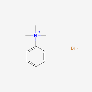 Trimethylphenylammonium bromide chemical structure (CAS 16056-11-4)