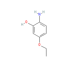 2-Amino-5-ethoxyphenol chemical structure (CAS 16060-49-4)