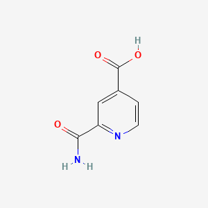 2-Carbamoylisonicotinic acid chemical structure (CAS 160601-84-3)