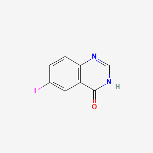 6-Iodoquinazolin-4-one chemical structure (CAS 16064-08-7)