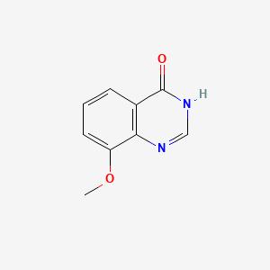 8-Methoxyquinazolin-4-ol chemical structure (CAS 16064-27-0)