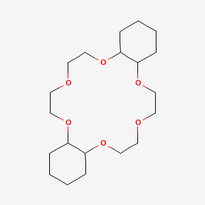 Dicyclohexano-18-crown-6 chemical structure (CAS 16069-36-6)