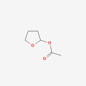 Tetrahydrofuran-2-yl acetate chemical structure (CAS 1608-67-9)