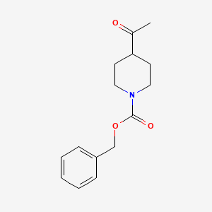 Benzyl 4-acetylpiperidine-1-carboxylate chemical structure (CAS 160809-34-7)