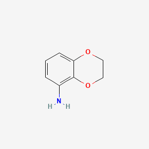 2,3-Dihydrobenzo[b][1,4]dioxin-5-amine chemical structure (CAS 16081-45-1)