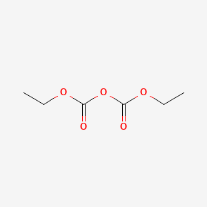 Diethyl pyrocarbonate chemical structure (CAS 1609-47-8)
