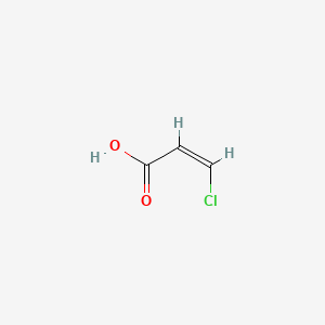 Cis-3-chloroacrylicacid chemical structure (CAS 1609-93-4)