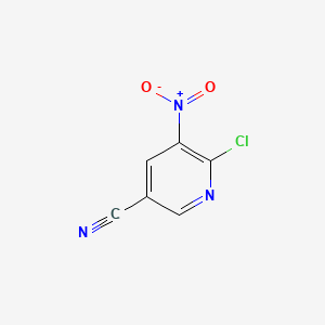 6-Chloro-5-nitronicotinonitrile chemical structure (CAS 160906-98-9)