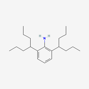 2,6-Di(heptan-4-yl)aniline chemical structure (CAS 1609087-67-3)