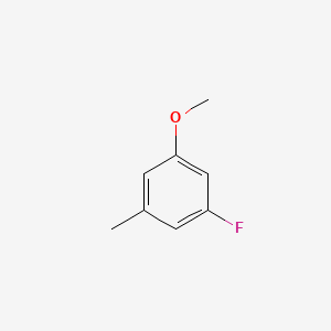 1-Fluoro-3-methoxy-5-methylbenzene chemical structure (CAS 160911-11-5)