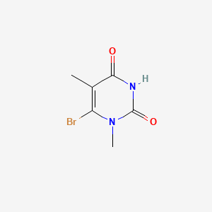 6-Bromo-1,5-dimethylpyrimidine-2,4(1H,3H)-dione chemical structure (CAS 1609259-61-1)