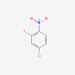 4-Chloro-2-iodo-1-nitrobenzene chemical structure (CAS 160938-18-1)