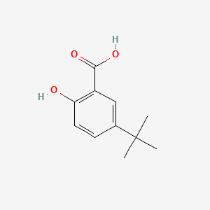 5-tert-Butyl-2-hydroxybenzoic Acid chemical structure (CAS 16094-31-8)