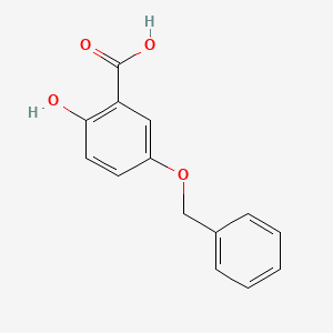 5-(Benzyloxy)-2-hydroxybenzoic acid chemical structure (CAS 16094-44-3)