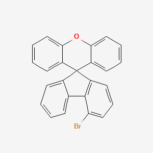 4-Bromo-spiro[9H-fluorene-9,9'-[9H]xanthene] chemical structure (CAS 1609484-45-8)