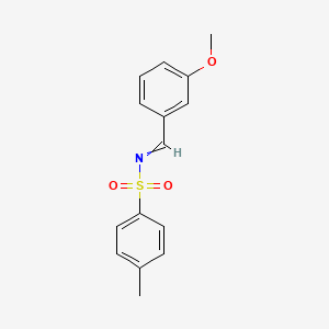 N-(3-Methoxybenzylidene)-4-methylbenzenesulfonamide chemical structure (CAS 160955-96-4)