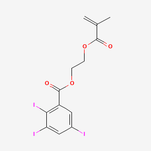 2-(Methacryloyloxy)ethyl 2,3,5-triiodobenzoate chemical structure (CAS 161042-10-0)