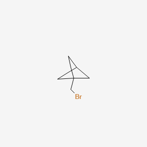 1-(Bromomethyl)bicyclo[1.1.1]pentane chemical structure (CAS 161043-38-5)